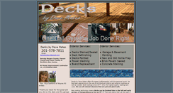 Desktop Screenshot of decksbydavemateo.com